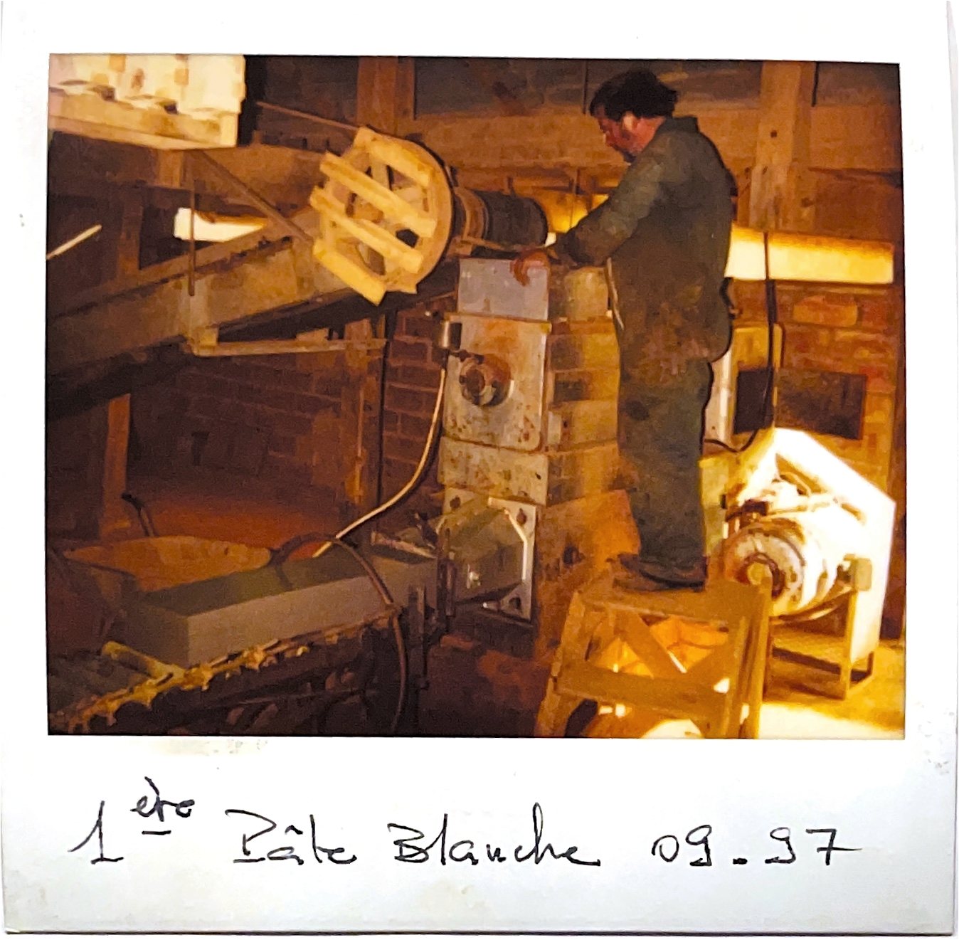 Essai de la première pâte blanche en septembre 1997