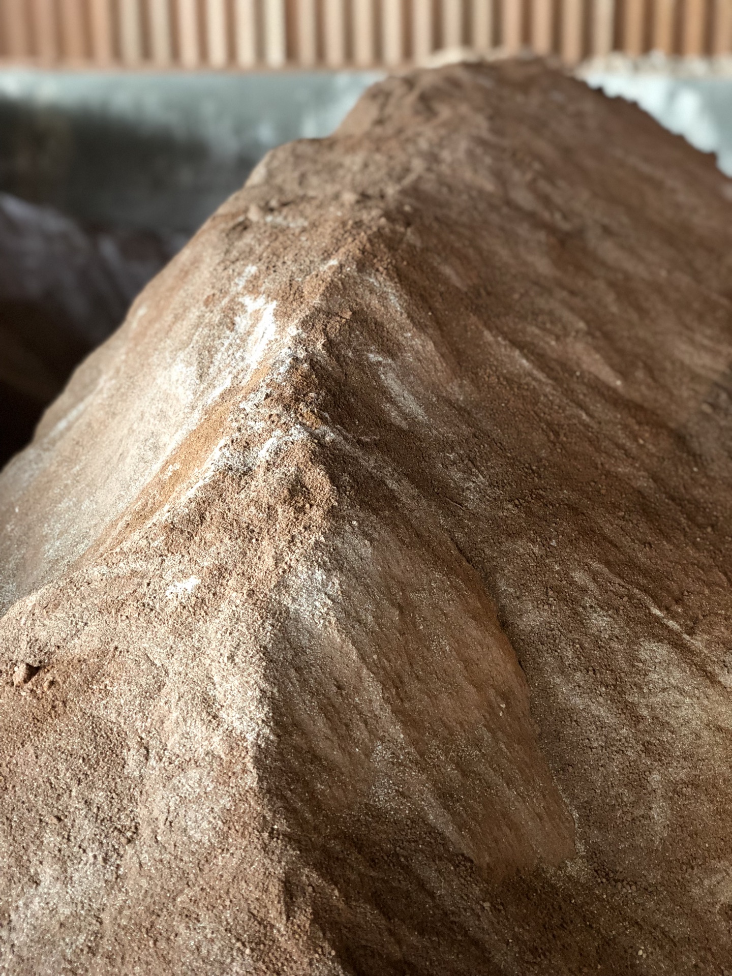A close view of the raw material used for Noron Stoneware