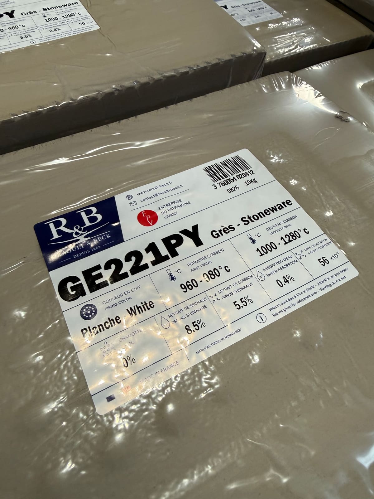 Material und Anwendung · Weißes Steinzeug